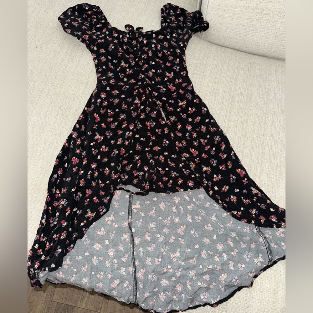 art class Black Floral Jumpsuit/dress